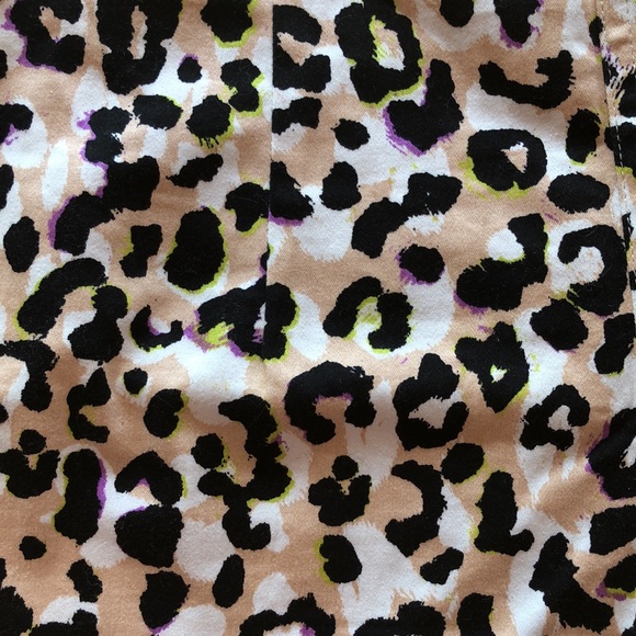 High waisted leopard shorts - Picture 5 of 5
